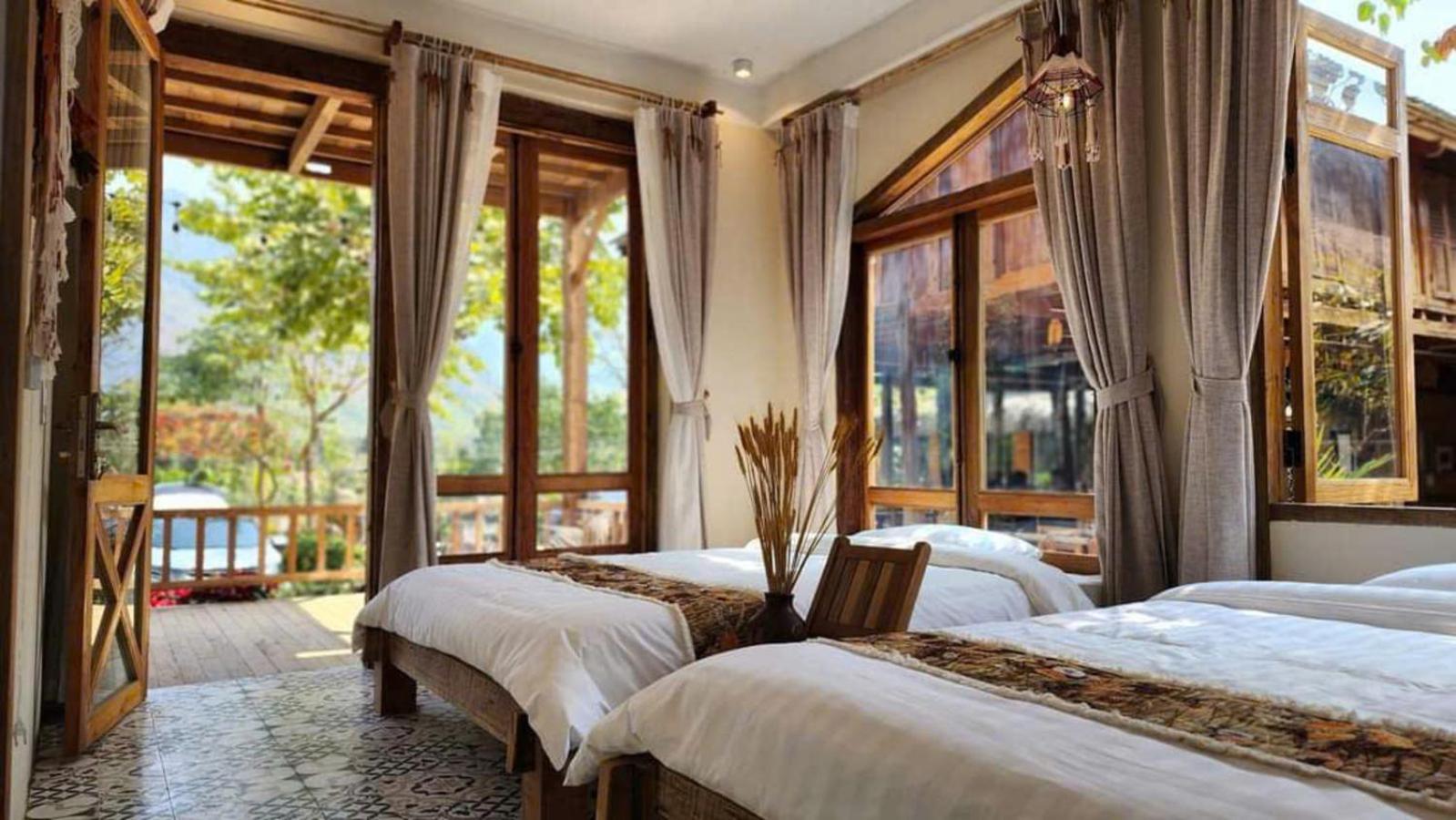 Mai Chau 4 Seasons Bungalow & Hotel Экстерьер фото
